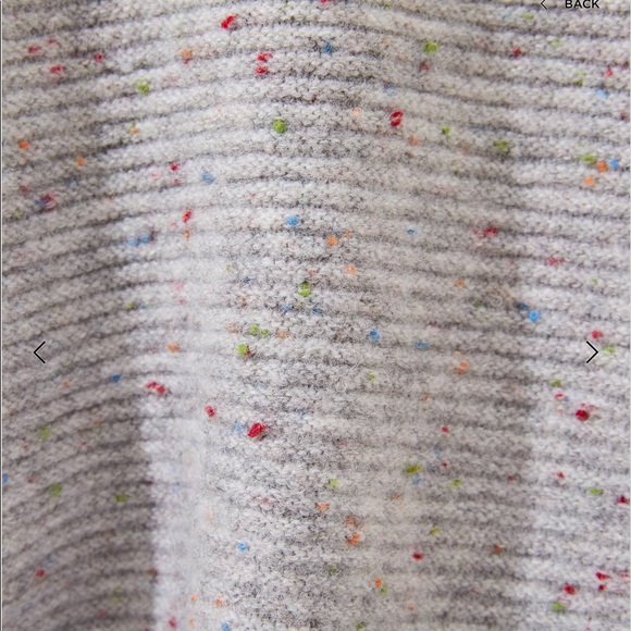 LOFT Flecked Cowl Neck Tunic Sweater - Picture 3 of 3